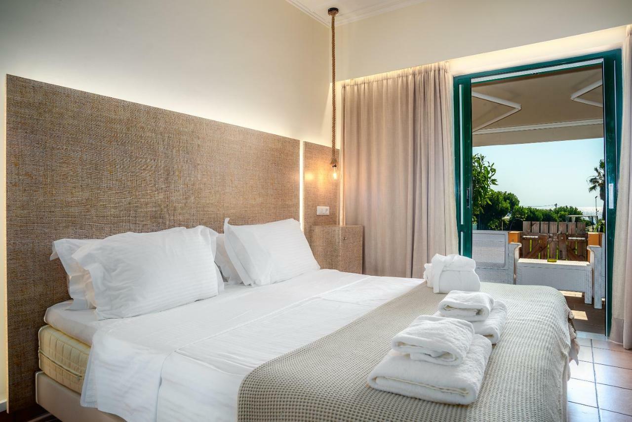 Ammos Sea Front Rooms - Adults Only Ανω Βασιλικος Εξωτερικό φωτογραφία